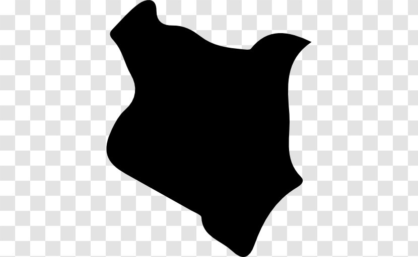 Flag Of Kenya Blank Map - National Transparent PNG