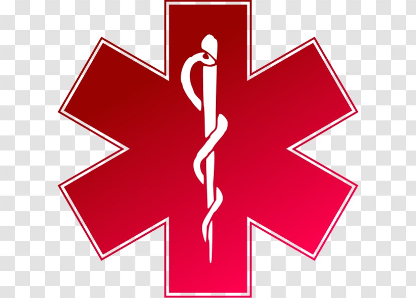 Emergency Medical Services Medicine Logo Star Of Life Clip Art - Rod Asclepius - Center Cliparts Transparent PNG