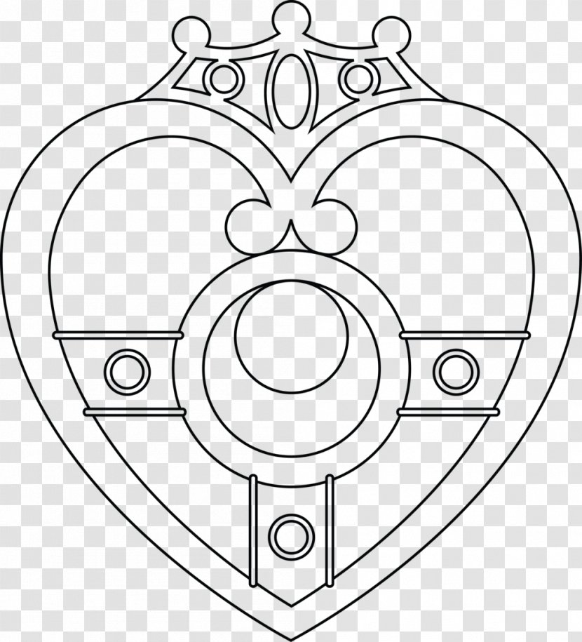 Sailor Moon Chibiusa Line Art Drawing - Tree - Heart Locket Transparent PNG