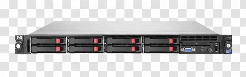 Hewlett-Packard ProLiant Computer Servers Xeon - 19inch Rack Transparent PNG
