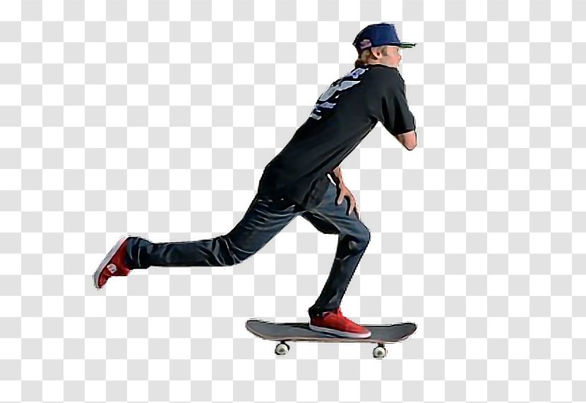 Person Cartoon - Skateboarder - Individual Sports Trousers Transparent PNG
