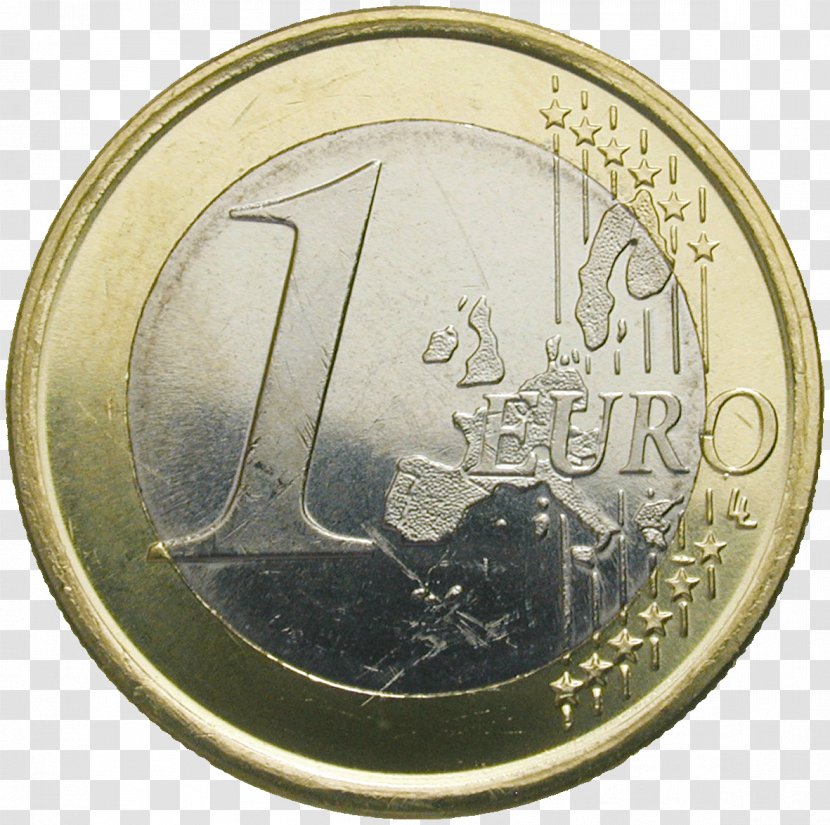 1 Euro Coin Spain Spanish Coins - Medal Transparent PNG