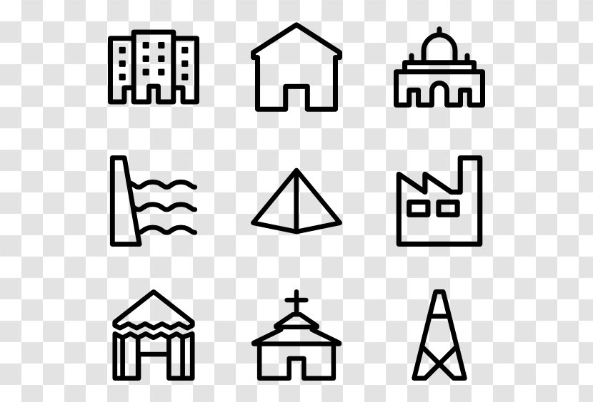 Clip Art - Area - Buildings Transparent PNG