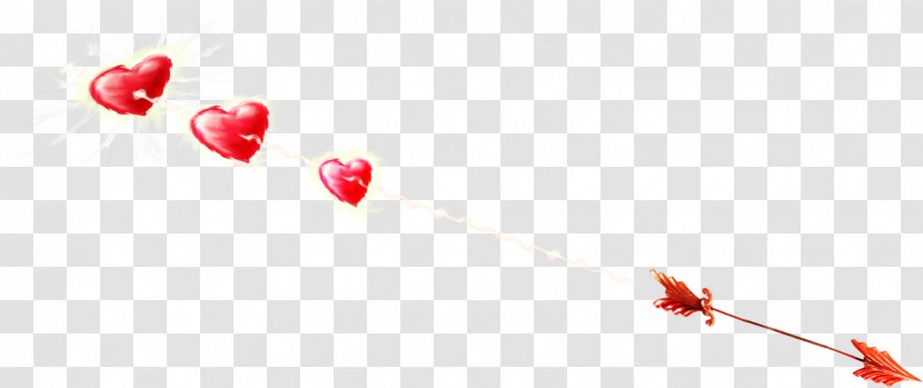 Love Petal Heart - Red - Valentine's Day Transparent PNG