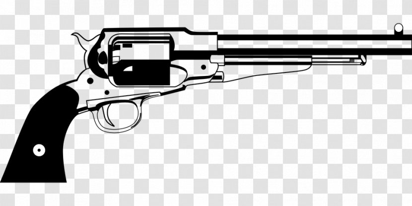Revolver Remington Model 1858 Handgun Pistol - Weapon Transparent PNG