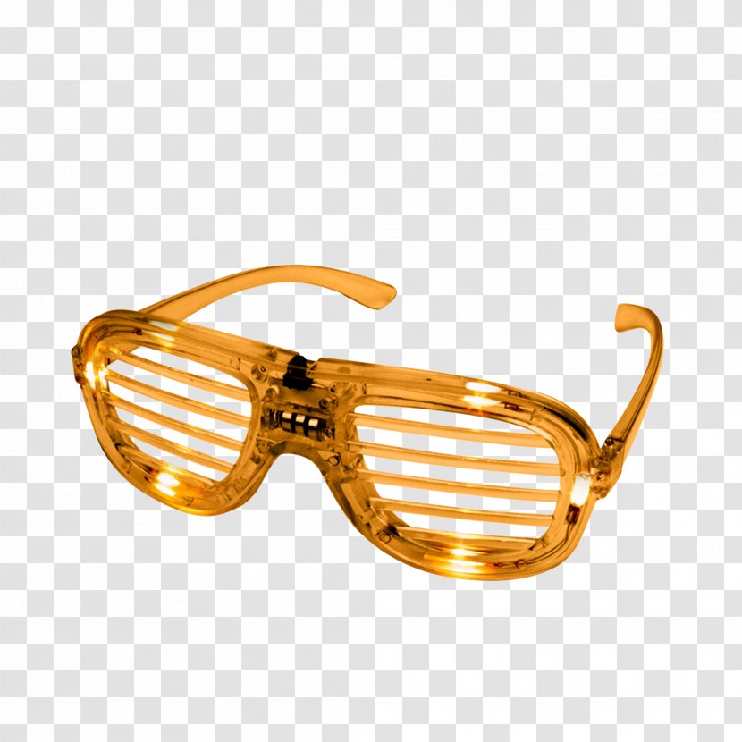 Shutter Shades Sunglasses Glow Stick Light - Rave Transparent PNG