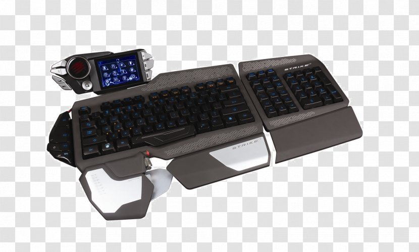 Computer Keyboard Mad Catz Joystick Gaming Keypad Video Games Transparent PNG