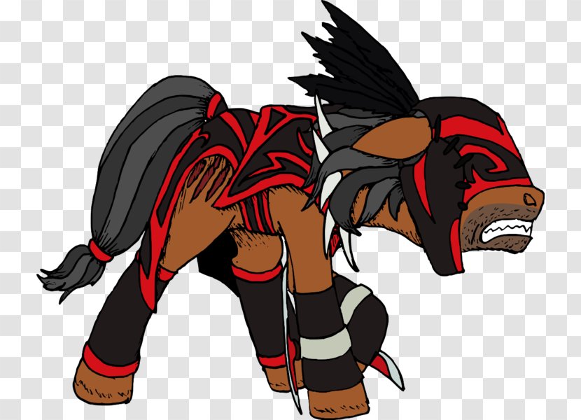Demon Horse Cartoon Legendary Creature - Carnivora Transparent PNG