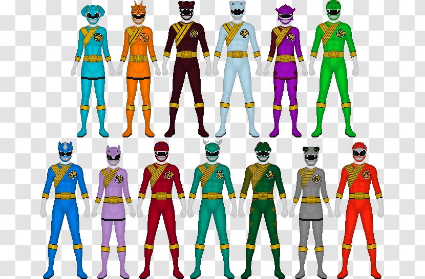 Power Rangers Wild Force Gaorangers Super Sentai Drawing - Clothing - Free Buckle Transparent PNG