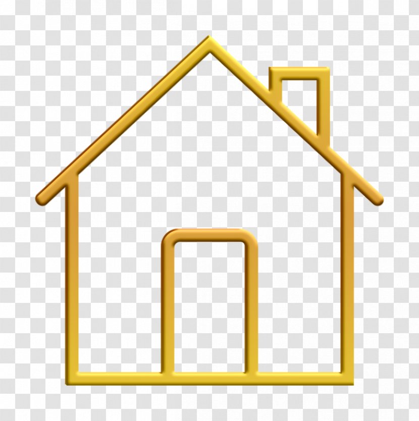 Real Estate Background - Home Icon - Yellow Internet Transparent PNG