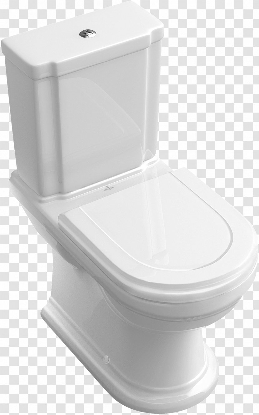 Flush Toilet Villeroy & Boch Ceramic Sink - Floor Transparent PNG