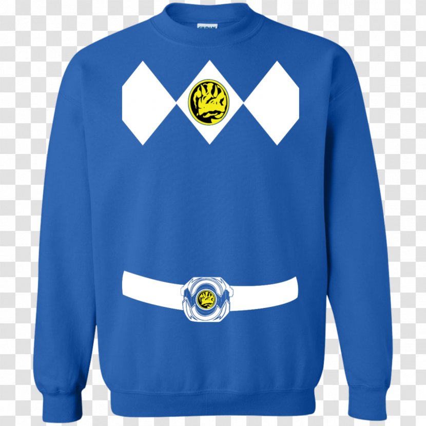 T-shirt Hoodie Sweater Crew Neck Christmas Jumper - Blue Transparent PNG