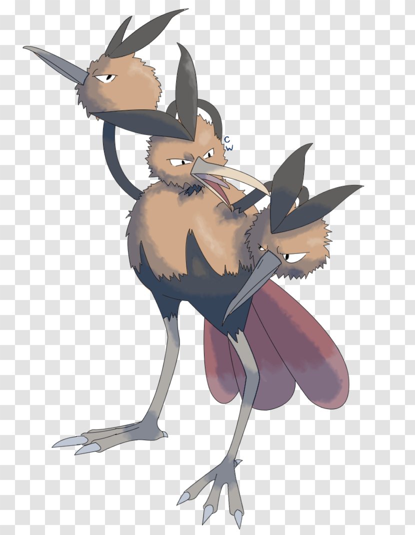 Dodrio Pokédex Generazione Pokémon Bird - Mythical Creature - Pokemon Transparent PNG