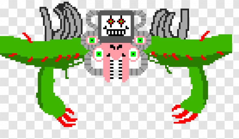 Pixel Art Flowey Character Sprite - Play - Cartoon Transparent PNG