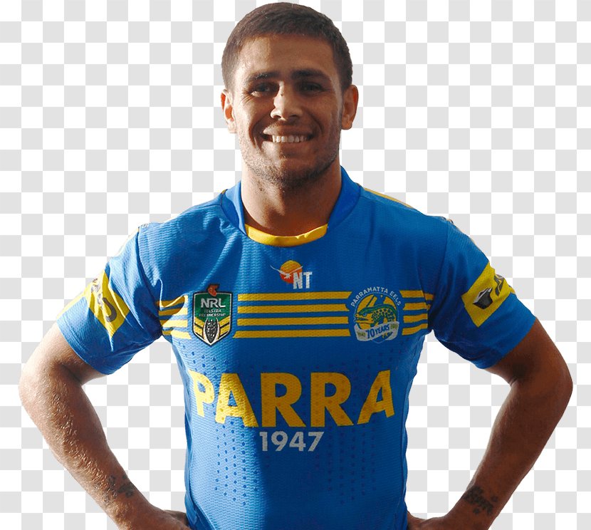 T-shirt Parramatta Eels Sleeveless Shirt - Tshirt Transparent PNG