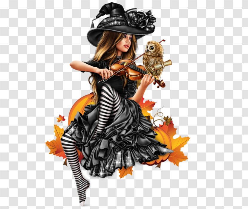 Costume Witchcraft Halloween Woman - Flower - Witch Transparent PNG