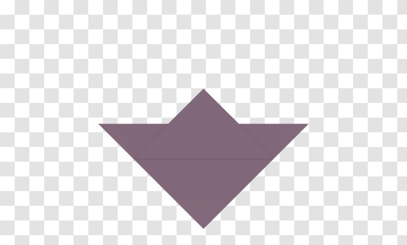 Purple Violet Triangle Lilac Line - Half Fold Transparent PNG