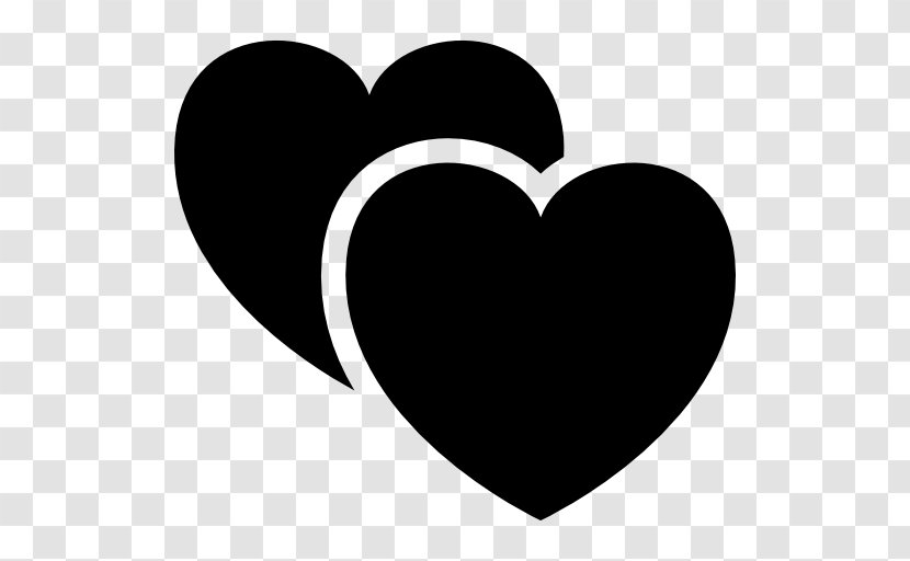 Heart Symbol Romance - Silhouette - Love Couple Transparent PNG