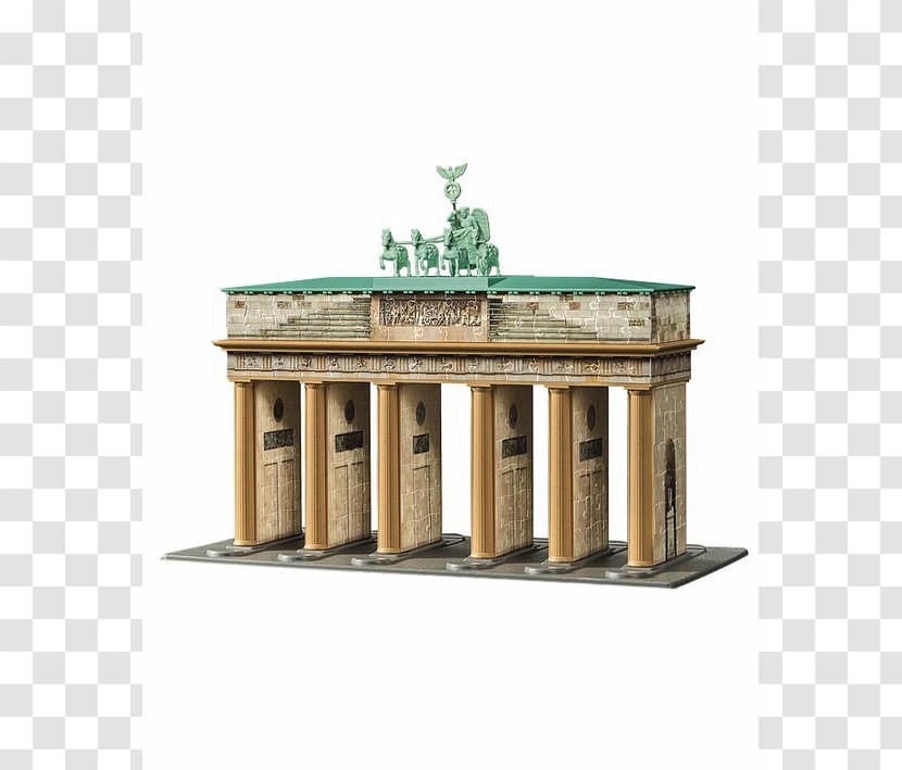 Jigsaw Puzzles Brandenburg Gate Ravensburger 3D-Puzzle Three-dimensional Space - Facade - Toy Transparent PNG