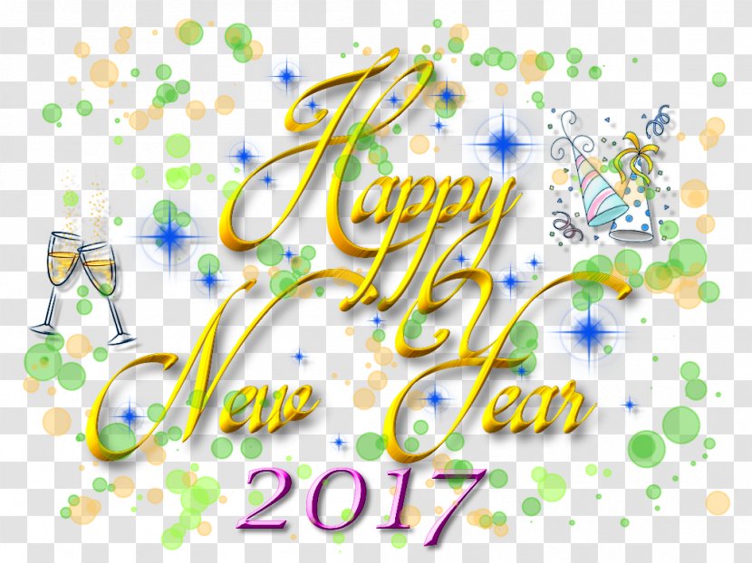 Graphic Design Clip Art - Countdown - Happy New Year Transparent PNG