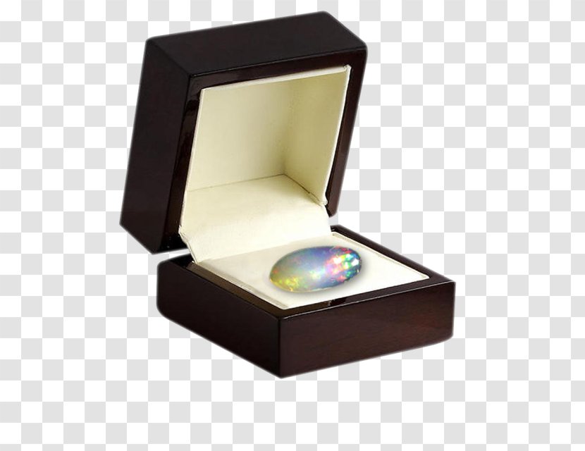 Engagement Ring Wedding Box Wood - Gold Transparent PNG