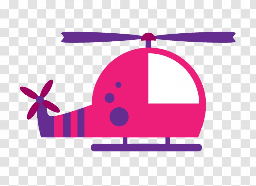 Helicopter Airplane - Purple Transparent PNG