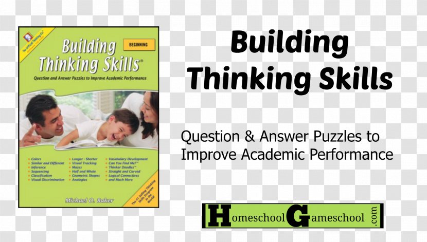 Critical Thinking Building Skills Pre-school - Skill - Positive Transparent PNG