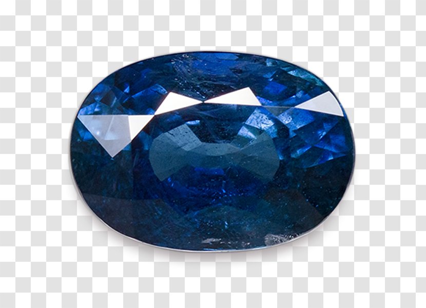 Sapphire Oval - Blue Transparent PNG