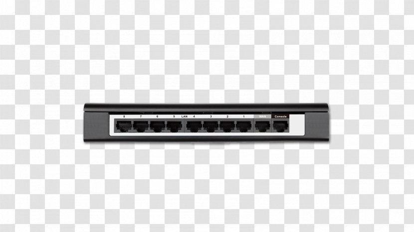D-Link 8-Port Wireless VPN Router, 10/100Mbps, 802.11 B/g/n, Black Computer Router Electronics - Technology Transparent PNG