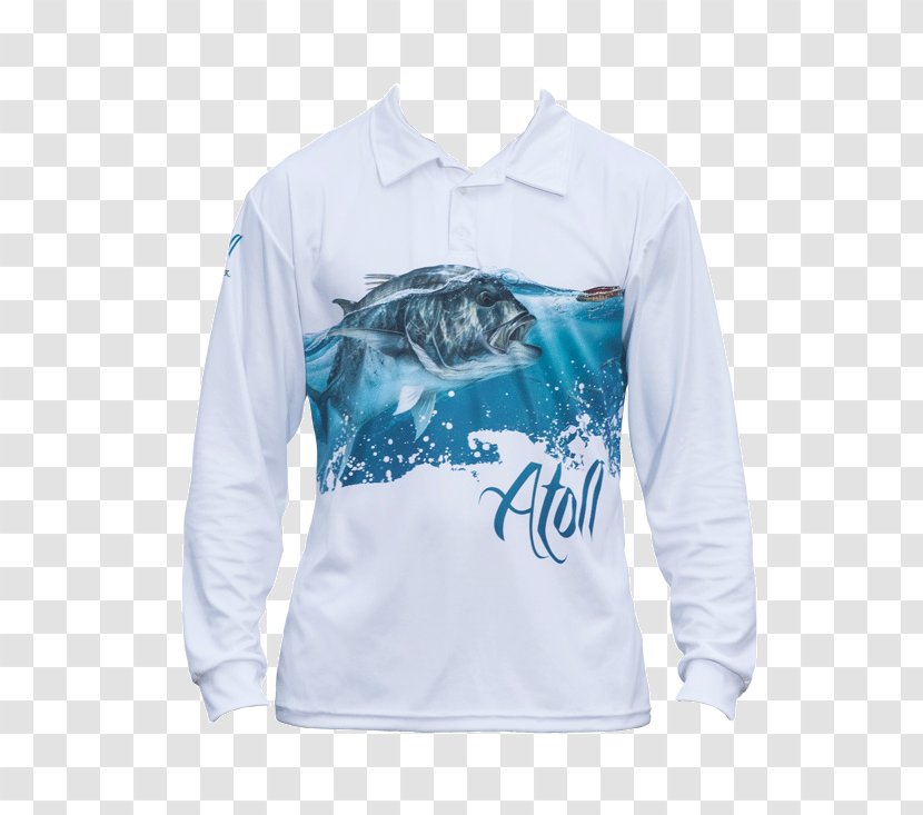 Long-sleeved T-shirt Clothing - Electric Blue - Fishing Tournament Transparent PNG