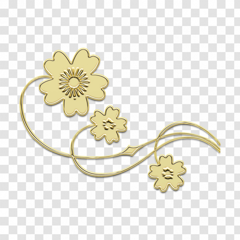 Jewellery Petal Leaf Plant Metal Transparent PNG