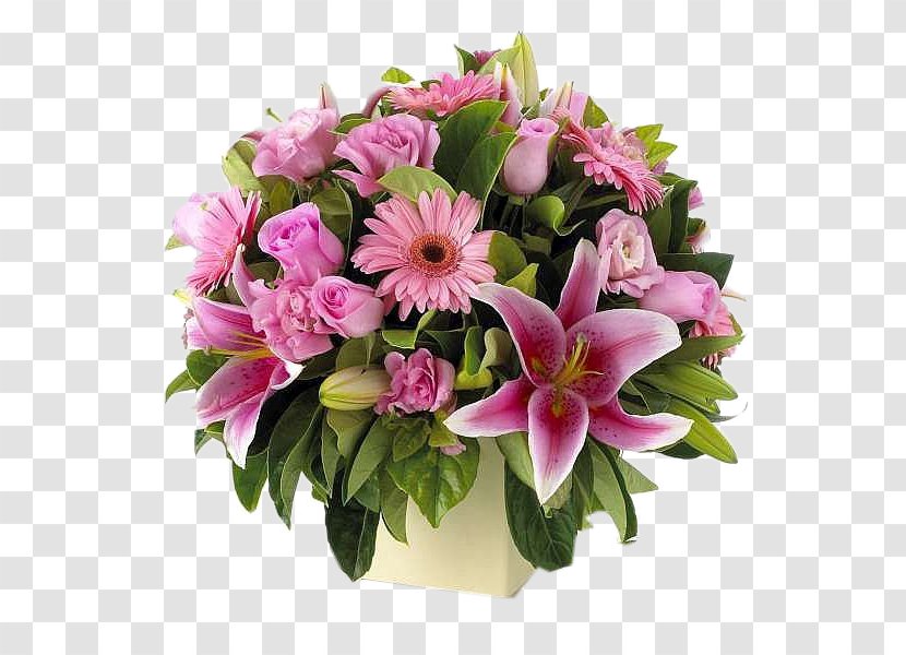Floristry Flower Delivery Floral Design Cut Flowers - Gift - Pink Picture Material Mix And Match Tables Transparent PNG