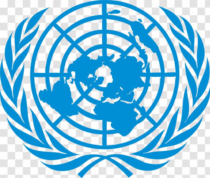 United Nations Office At Geneva Flag Of The International Organization - Black And White - Religion Transparent PNG