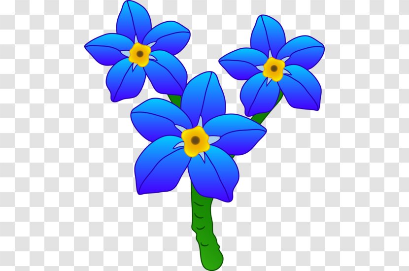 Drawing Flower Clip Art - Viola - For Get Me Not Transparent PNG