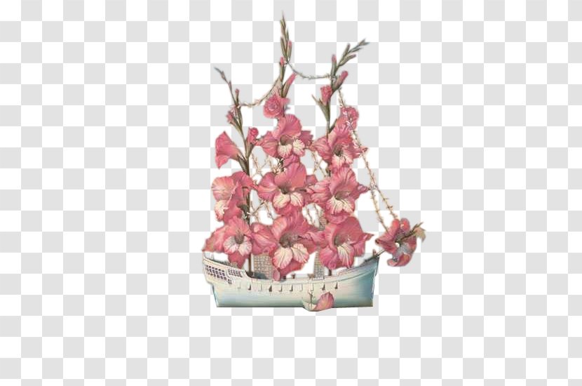 Arrival Of The Flower Ship Departure Winged Painting Surrealism - Landscape - Hand-painted Boat Transparent PNG