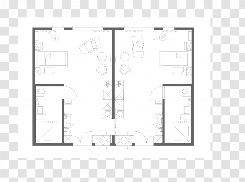 Floor Plan Line Angle - Schematic Transparent PNG