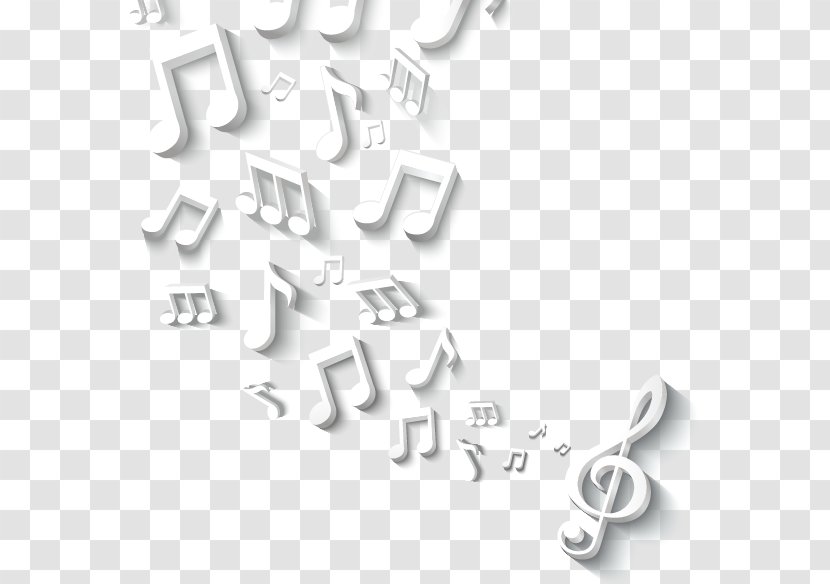 Musical Note Icon - Heart - 3D Stereoscopic Exquisite Notation Transparent PNG