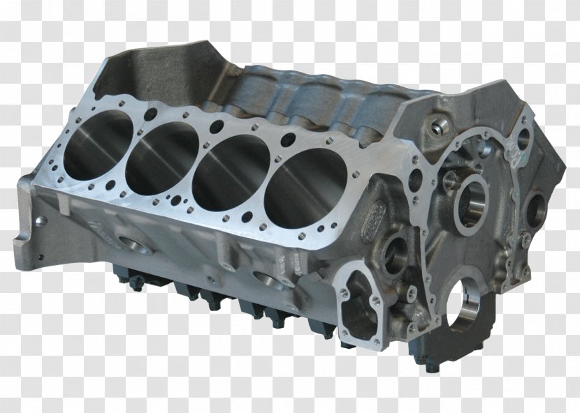 Chevrolet Small-block Engine Cylinder Block Big-Block 4-bolt Main - Metal - Motor V8 Transparent PNG