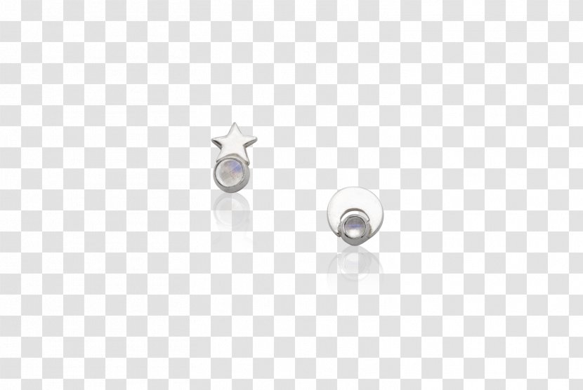 Earring Silver Gold Pearl Product Design - Platinum Transparent PNG
