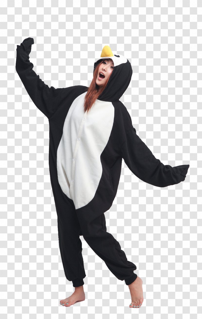 Penguin Costume Onesie Bird Adult - Red Fox - Waddle Transparent PNG