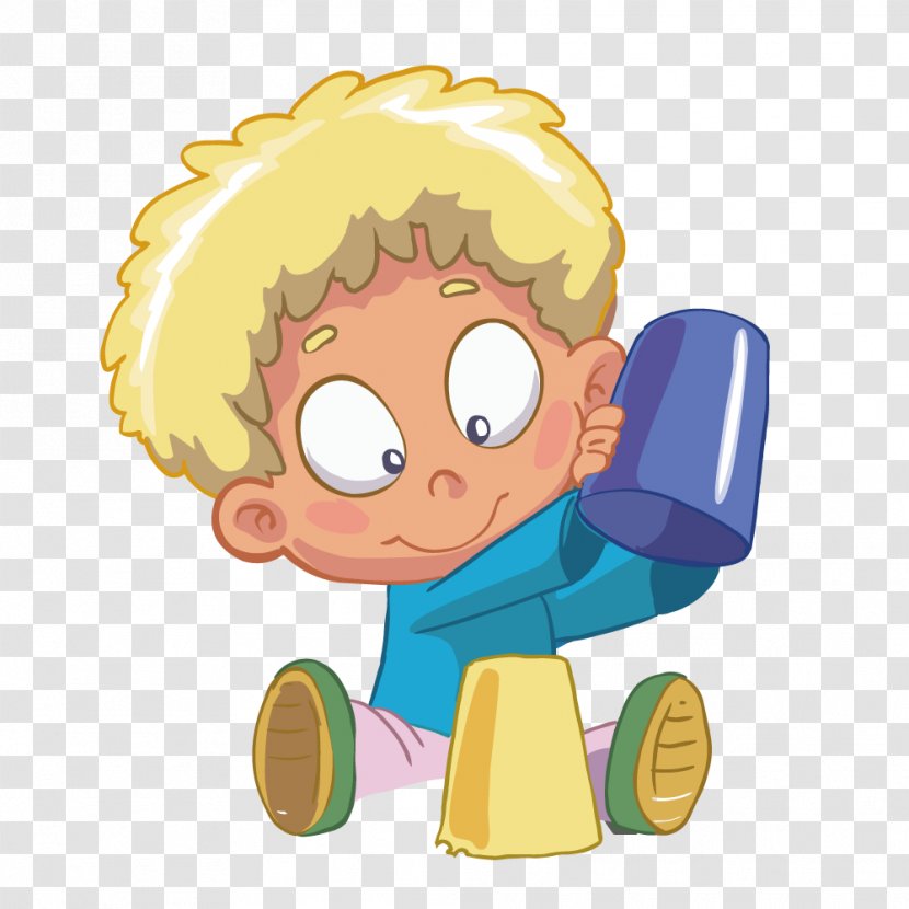 Kindergarten Child Pre-school Educational Institution Icon - Game - Take A Little Boy Playing With Sand Bucket Transparent PNG