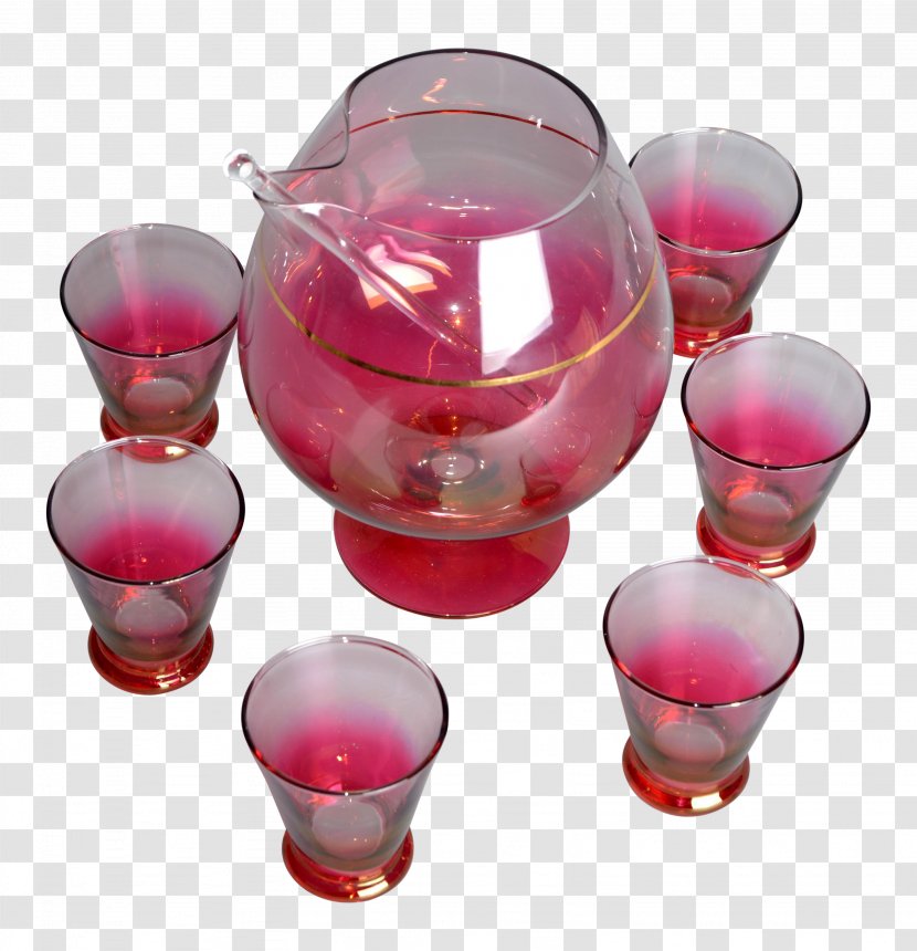 Wine Glass Bohemian Stirrer Carafe - Tumbler Transparent PNG
