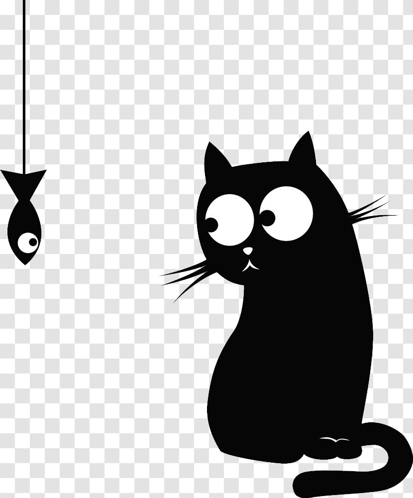 Black Cat Kitten Photography - Vertebrate - Cute Transparent PNG