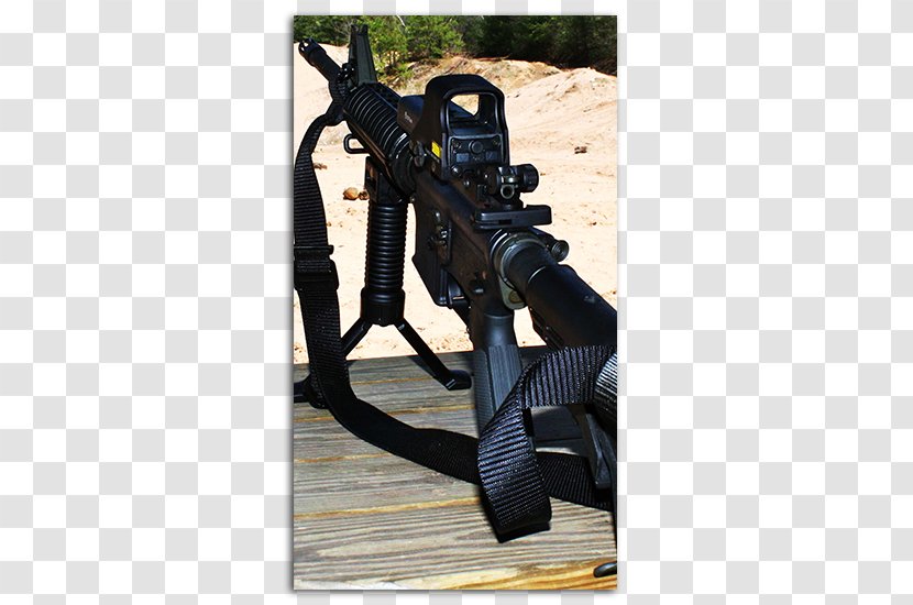 Machine Gun Firearm Safety Weapon Trijicon - Flower Transparent PNG