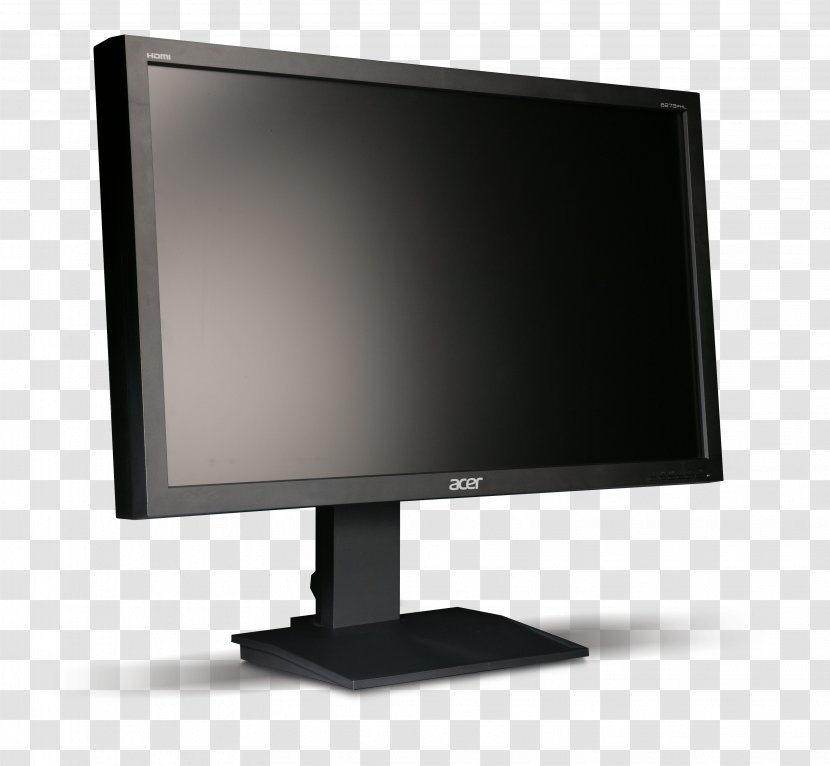 Computer Monitor Display Device Liquid-crystal Flat Panel Twisted Nematic Field Effect - Digital Visual Interface - Image Transparent PNG