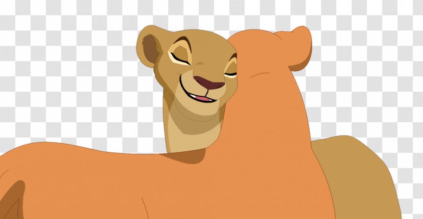 Lion Nala Simba Kiara Shenzi - Heart - Loving Couple Transparent PNG