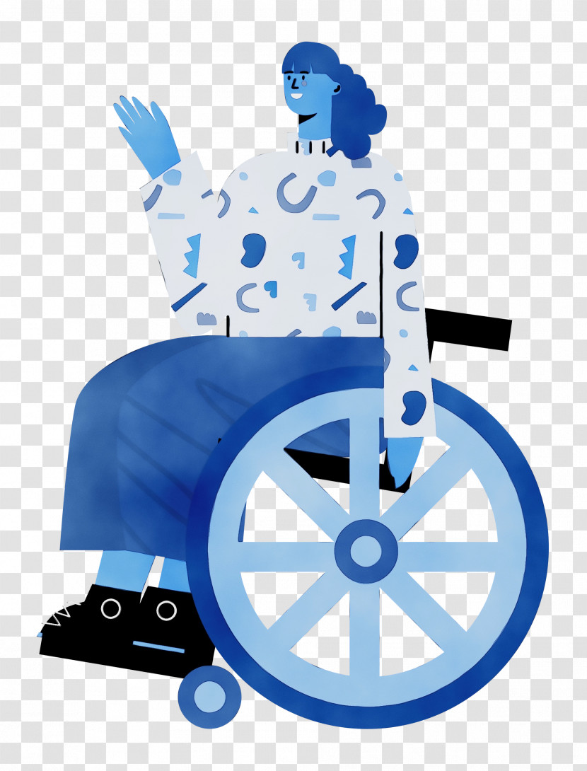 Cartoon Wheelchair Logo Chair Drawing Transparent PNG
