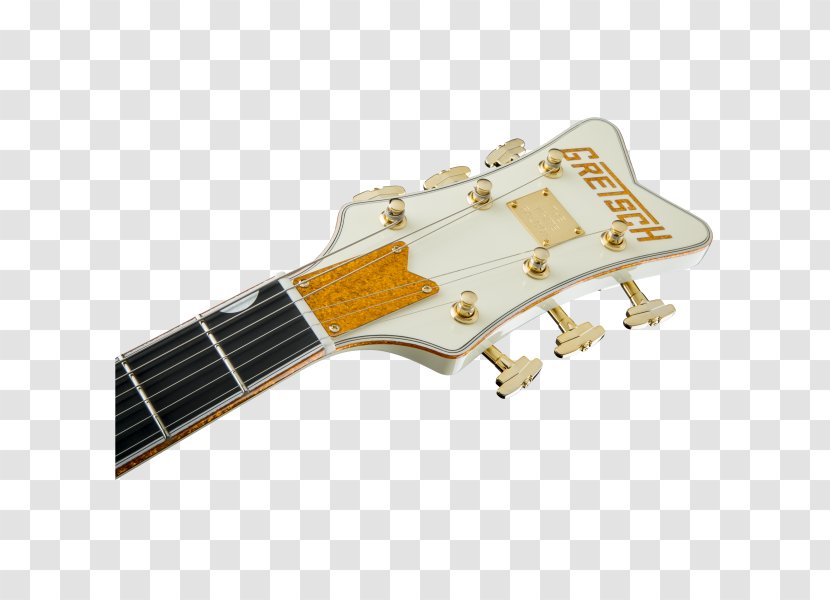 Gretsch White Falcon Electric Guitar String Transparent PNG