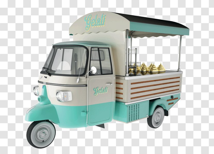 Ice Cream Bakfiets Food Truck Freight Bicycle - Cargo Transparent PNG