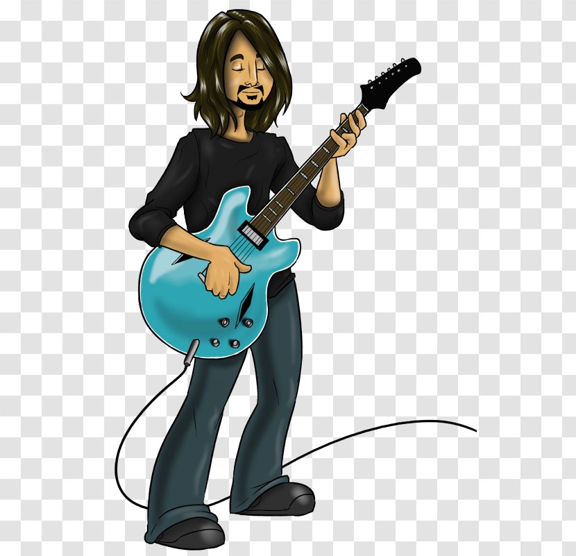 Bass Guitar Guitarist Foo Fighters Drawing Line Art - Dave Grohl Transparent PNG